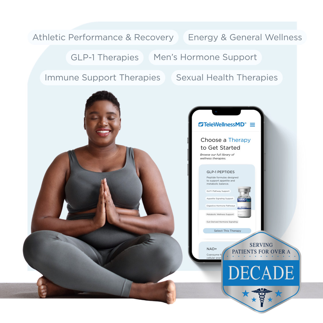 Beyond Med and TeleWellnessMD Peptide Therapy Support_Hero Image